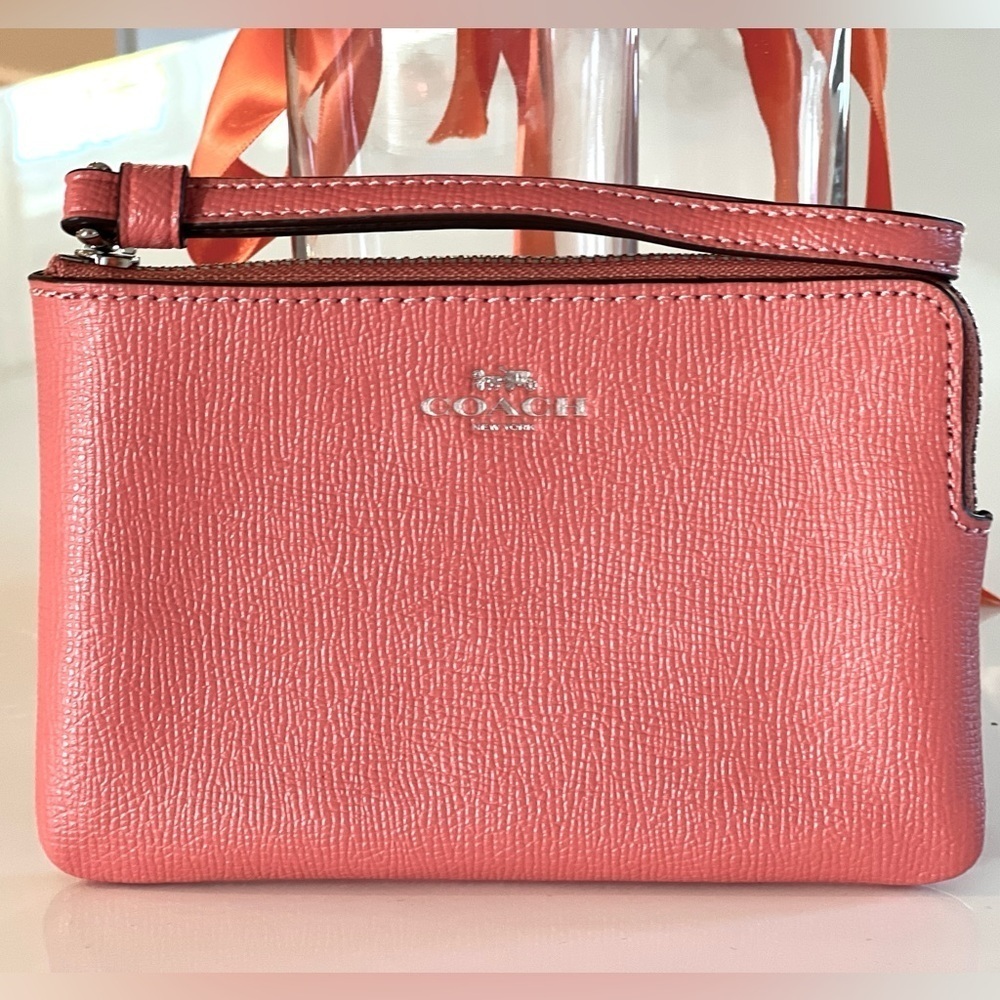 Coach Coral Wristlet